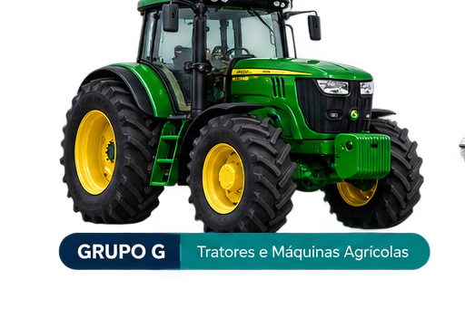 Trator e maquinário agrícola
